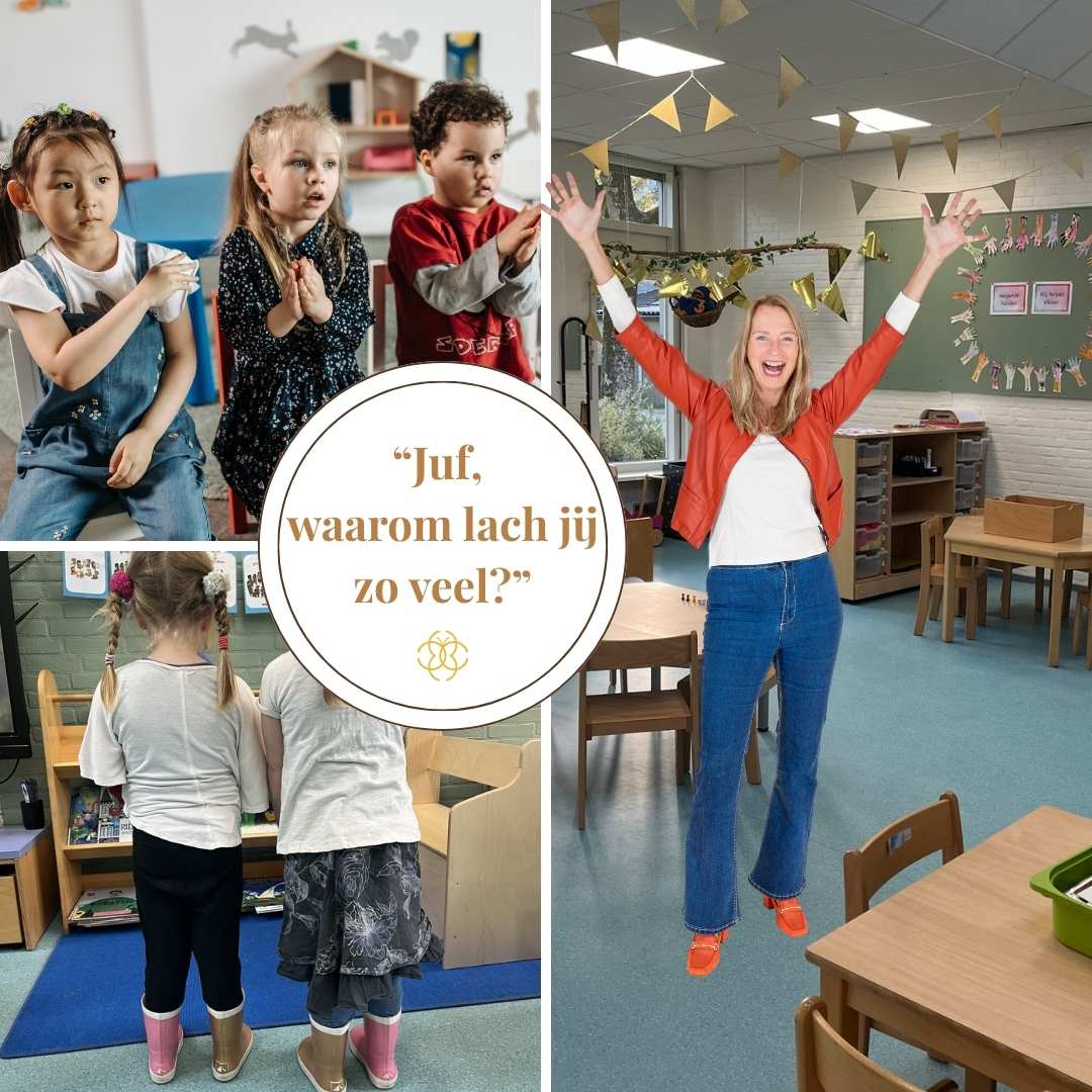 “Juf, waarom lach jij zo veel?”