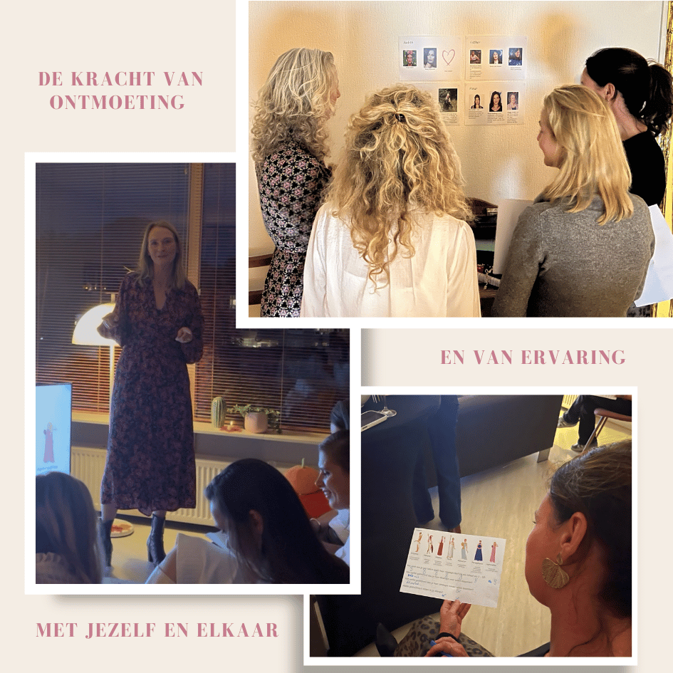 Godinnenworkshop - Kr8stroom overzichtsfoto van de godinneworkshop. je ziet vrouwen spreken.